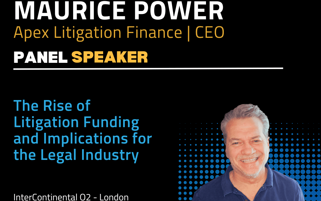Apex CEO to Speak The Rise of Litigation Funding and Implications for the Legal Industry