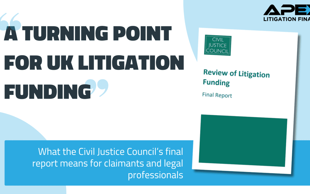 CJC Report on Litigation Funding: What It Means for UK Lawyers